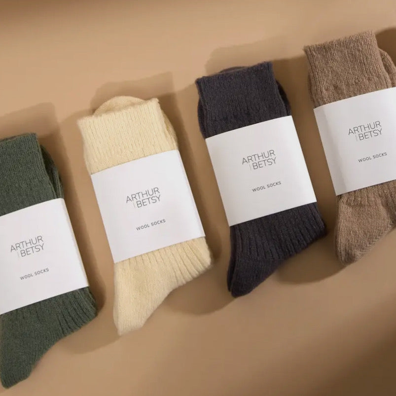 Wool Alpaca Socks | Twilight