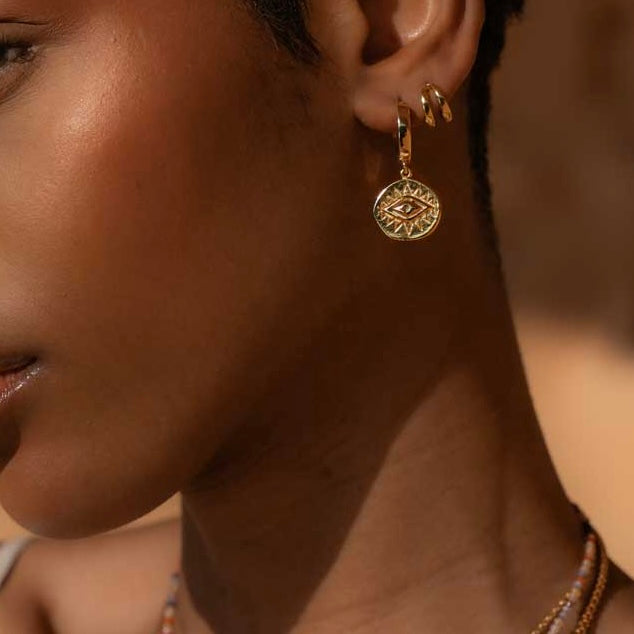 Mattie Illusion Huggie Hoops