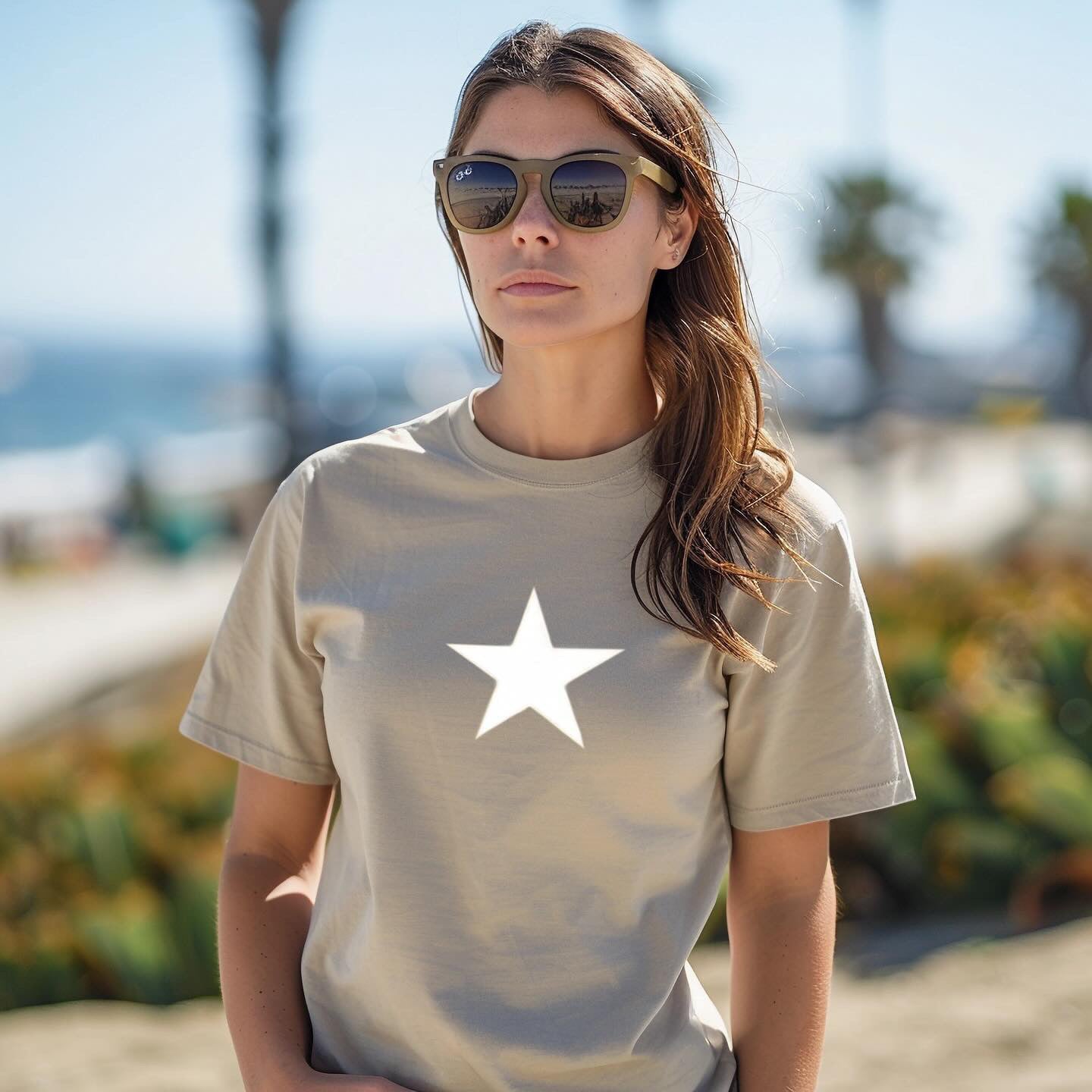 Star T-Shirt | Sand