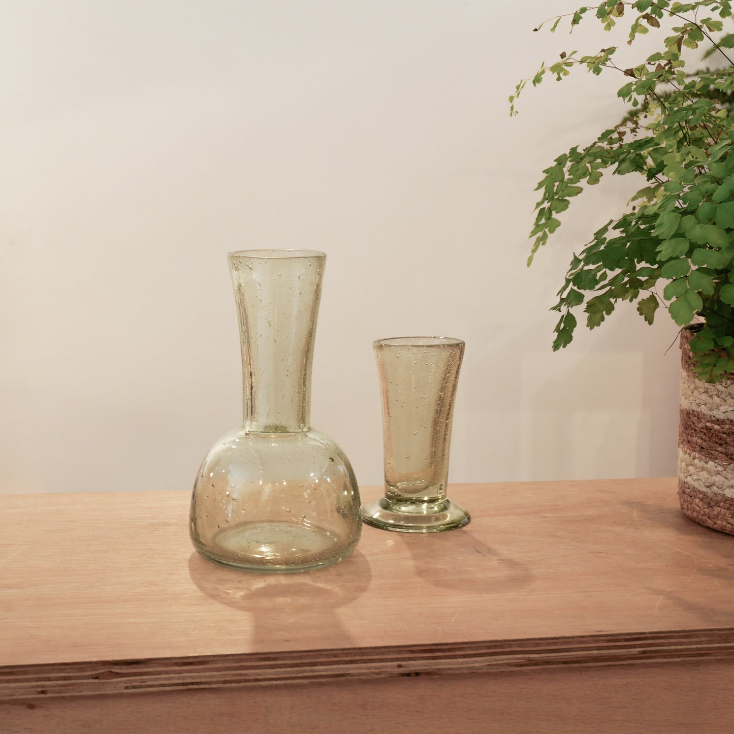 Vichy Glass Carafe/Vase