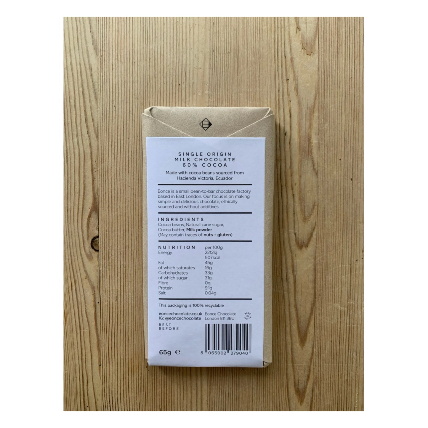 Single Origin Milk Chocolate