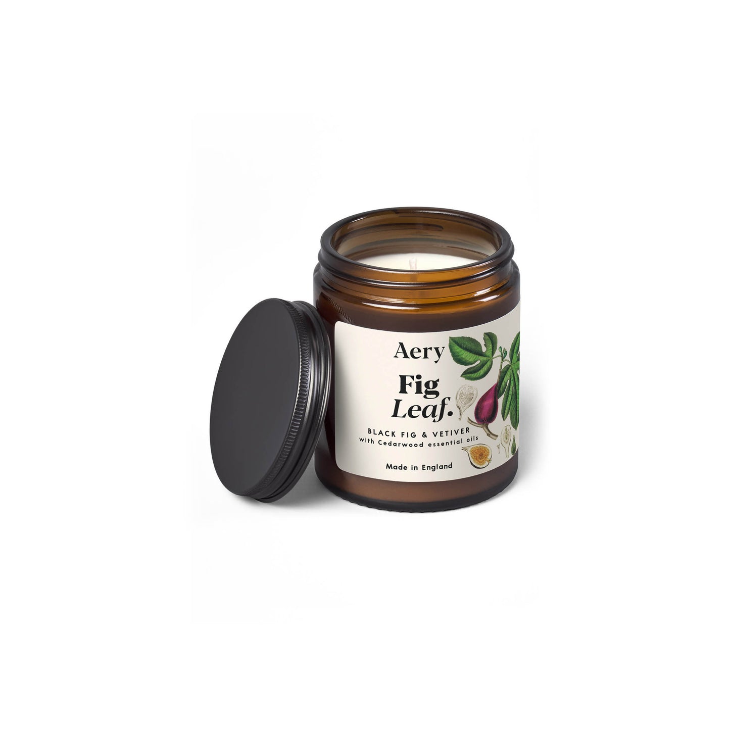 Black Fig Vetiver + Cedarwood Candle