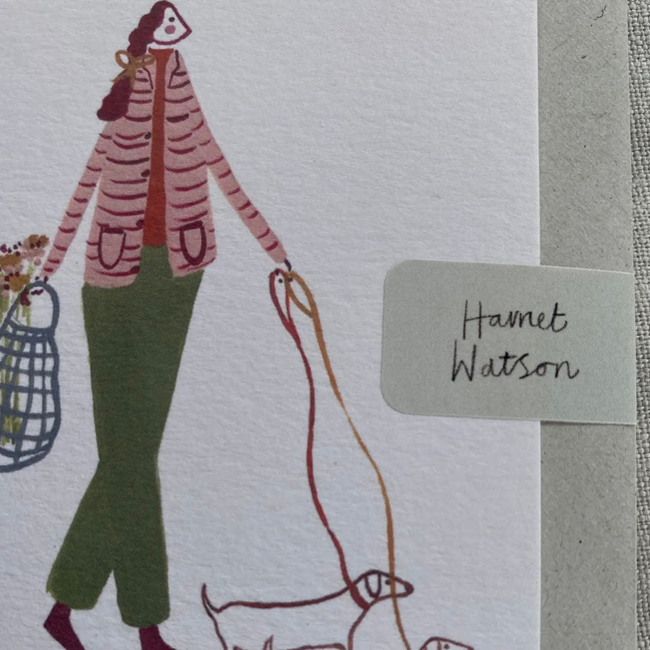 Afternoon Dog Walk | Mini Card