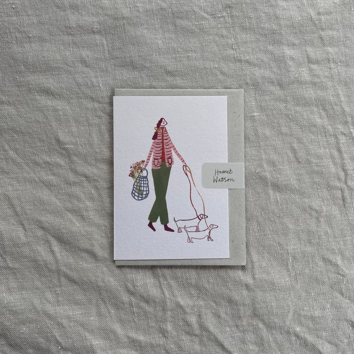 Afternoon Dog Walk | Mini Card