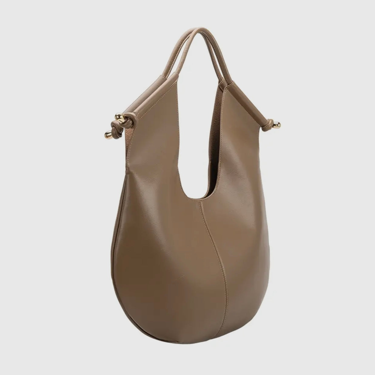 Tracy Recycled Vegan Shoulder Bag | Mushroom
