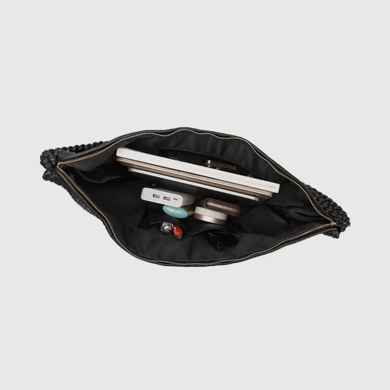 Raquel XL Recycled Shoulder Bag | Black