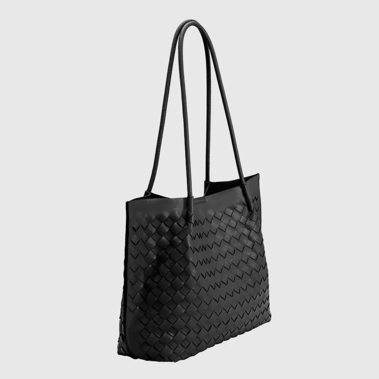 Victoria Recycled Vegan Tote Bag | Black