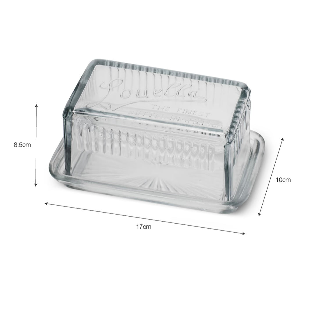 Classic Louella Butter Dish | Glass