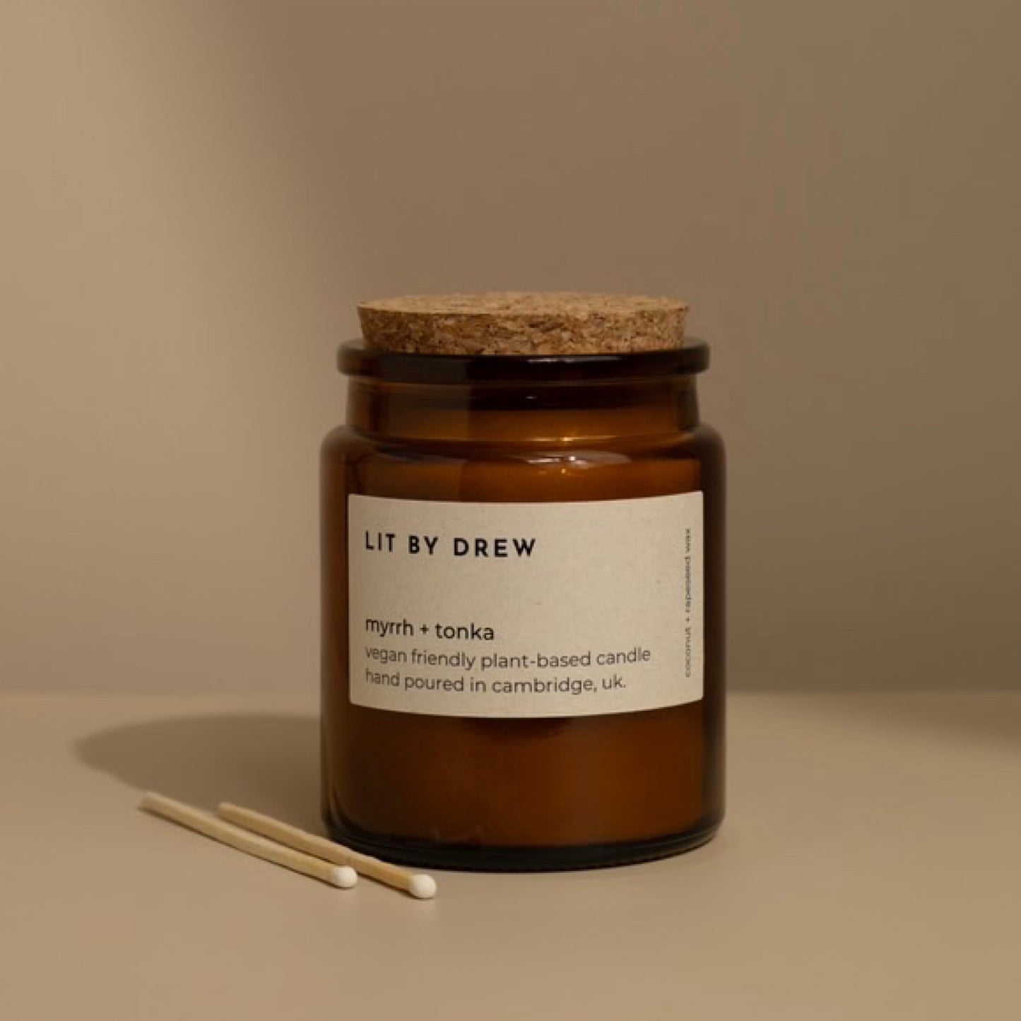 Myrrh + Tonka | Natural Wax Candle