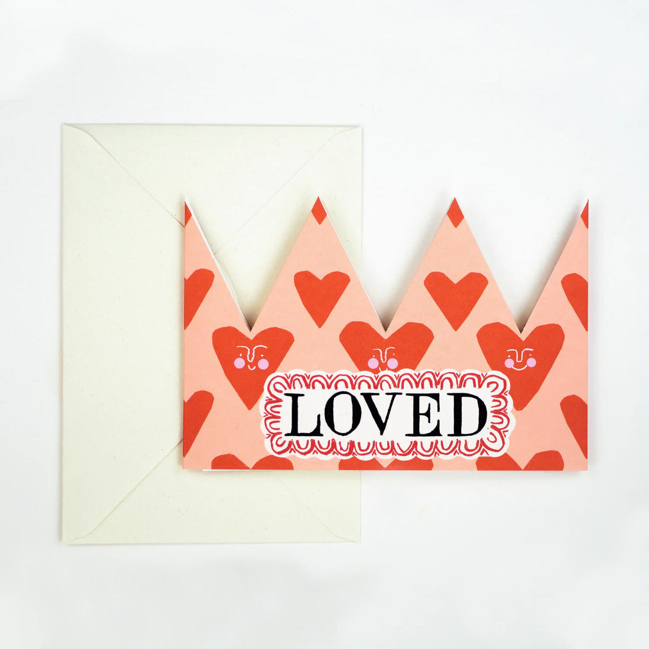 Loved Party Hat Card