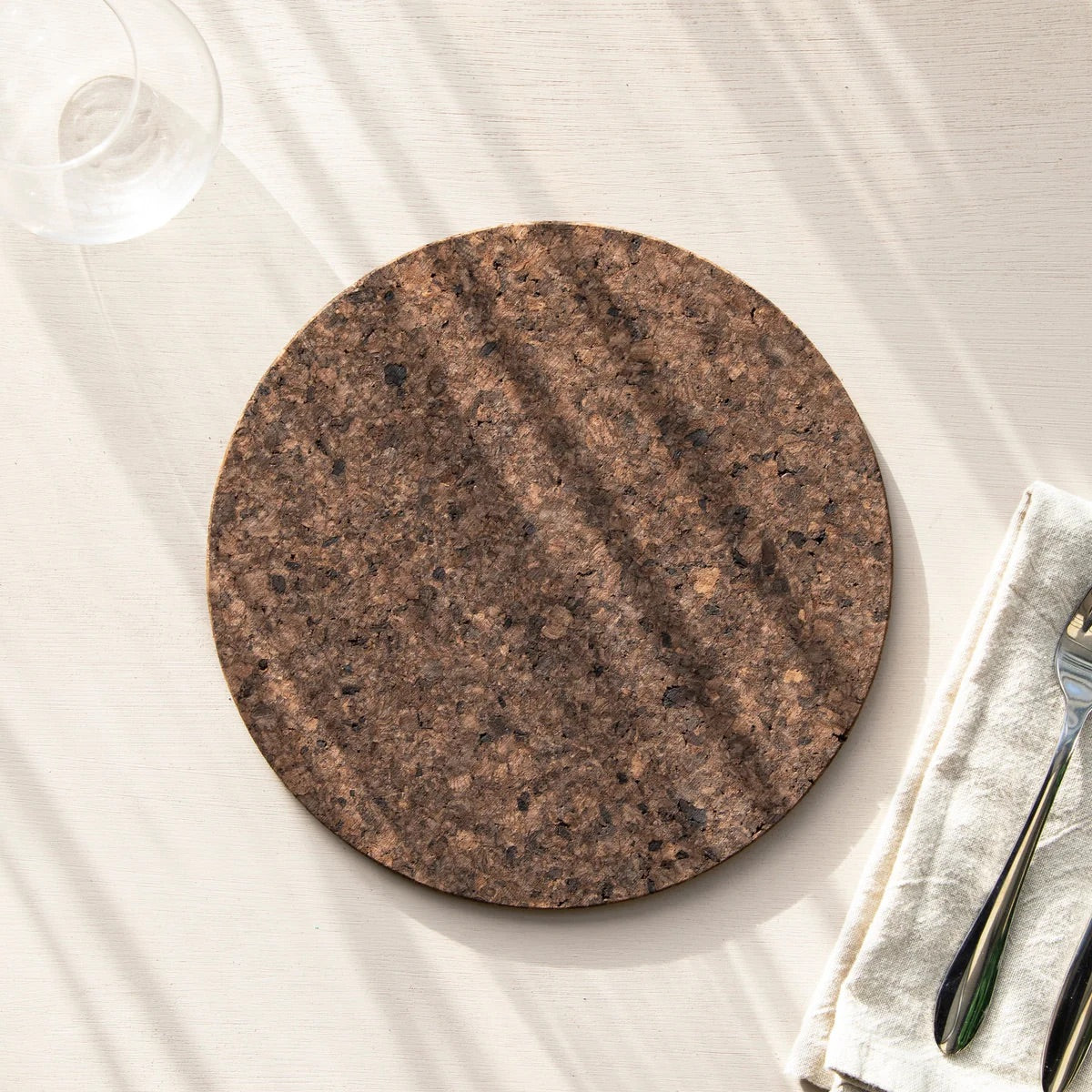 Smoked Cork Placemats | Set of 4