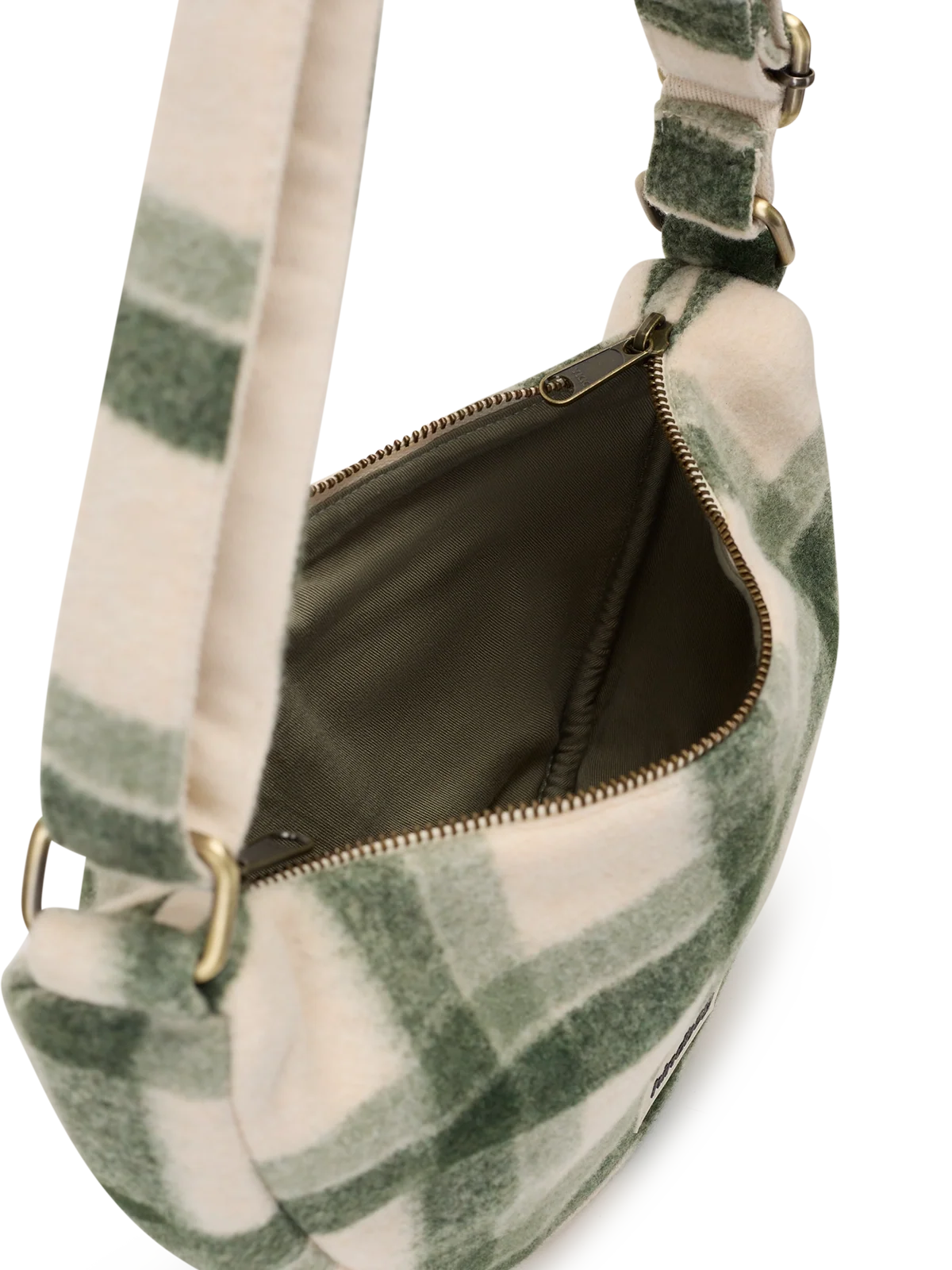 Andrea Crossbody Bag | Green Tartan
