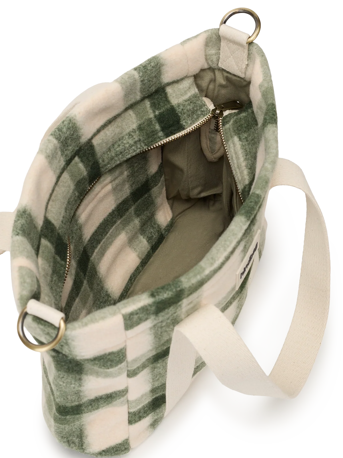 Mini Louise Tote | Green Tartan