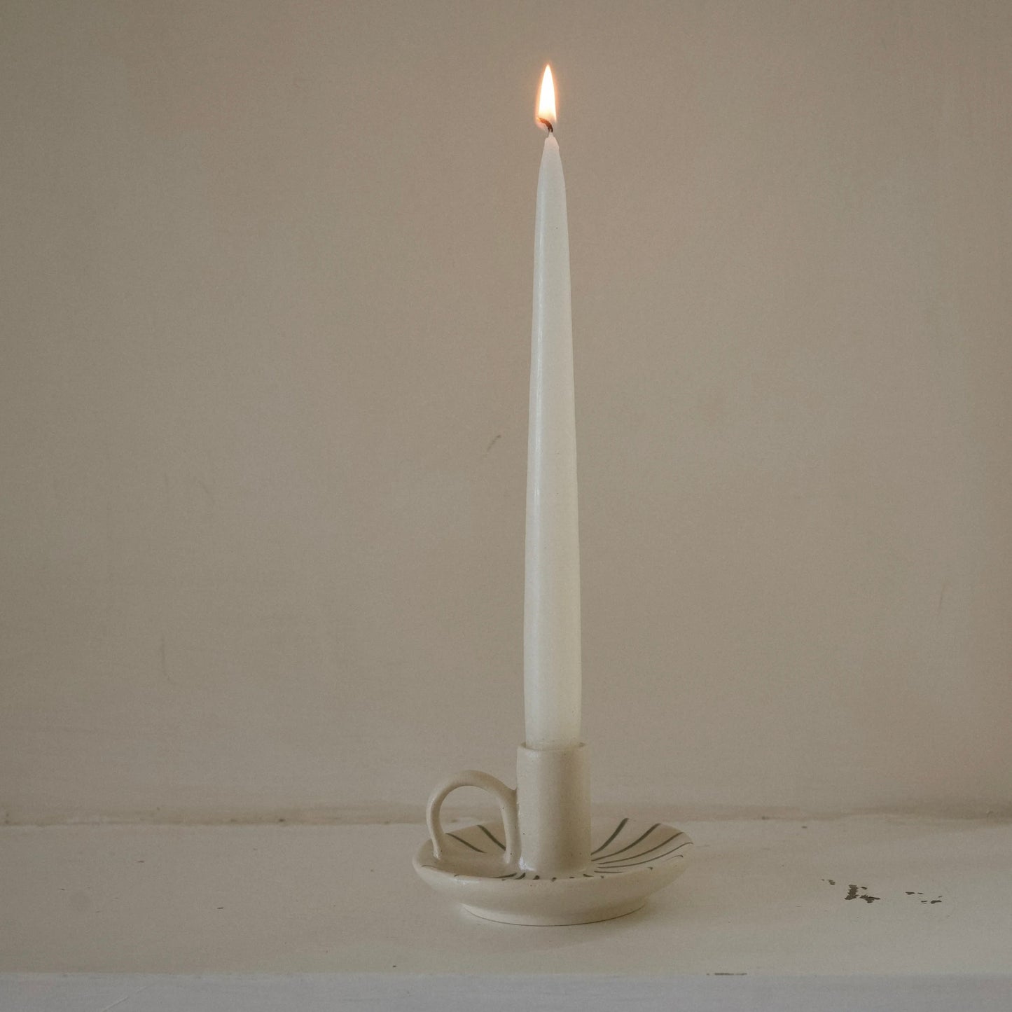 Wee Willy Winkee Candle Holder | Forest Pinstripe