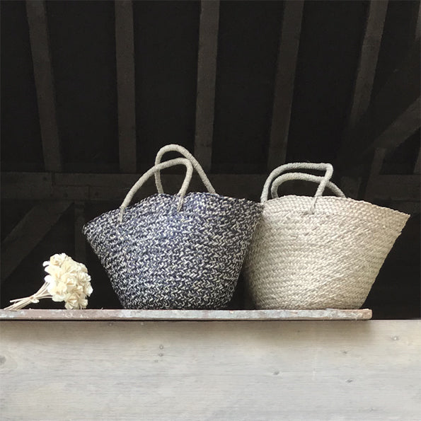 Shopping Basket | Black/Natural