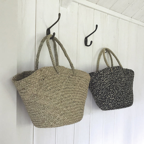 Shopping Basket | Black/Natural