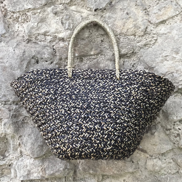 Shopping Basket | Black/Natural