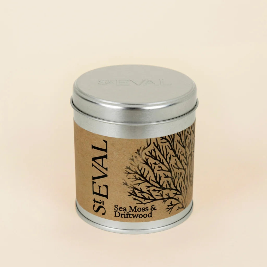 Sea Moss + Driftwood | Tin Candle