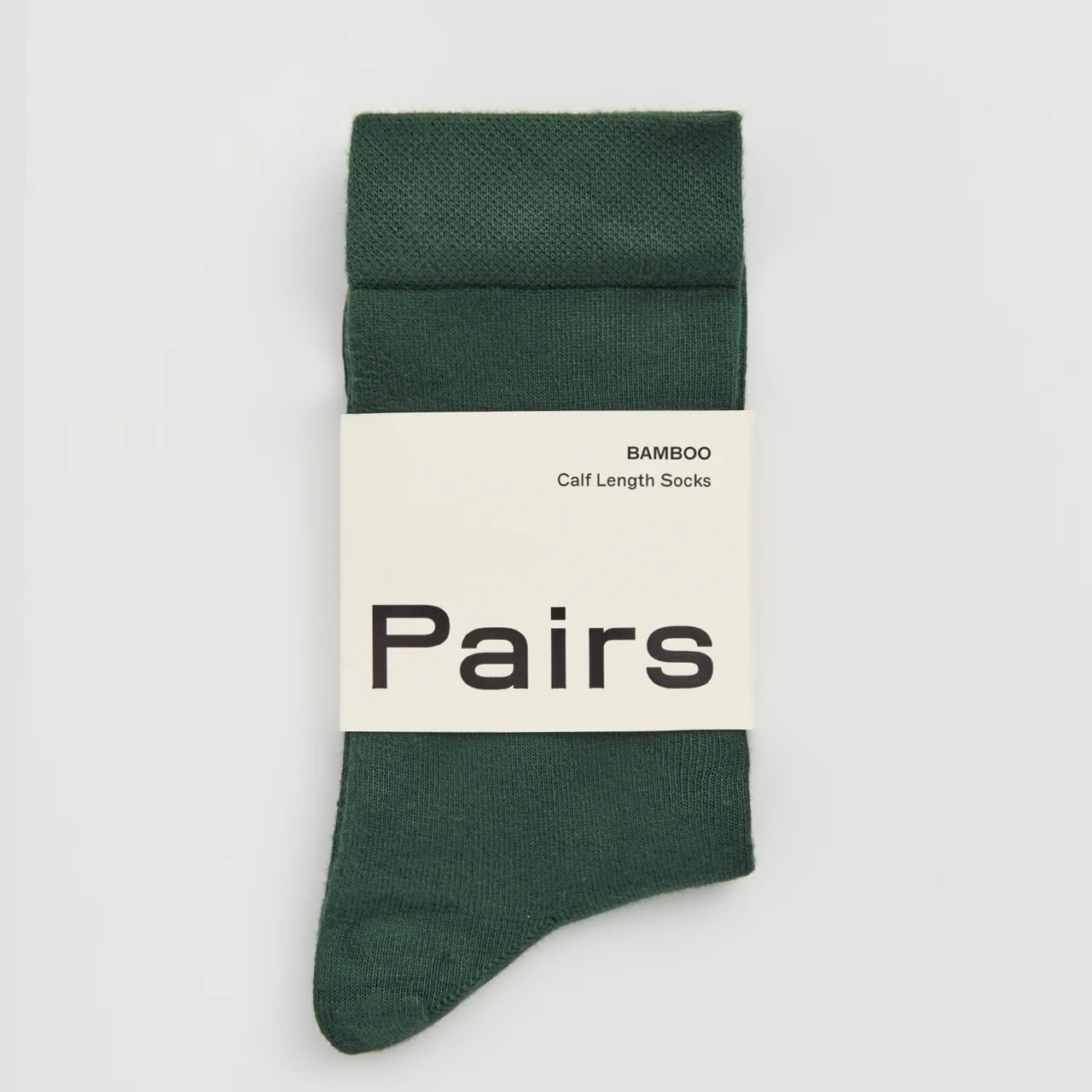 Bamboo Socks + Dustbag | Glen Green