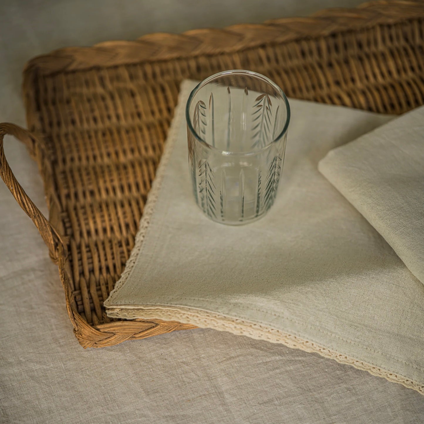 Handblown Glass Tumbler | Scandi Stripe