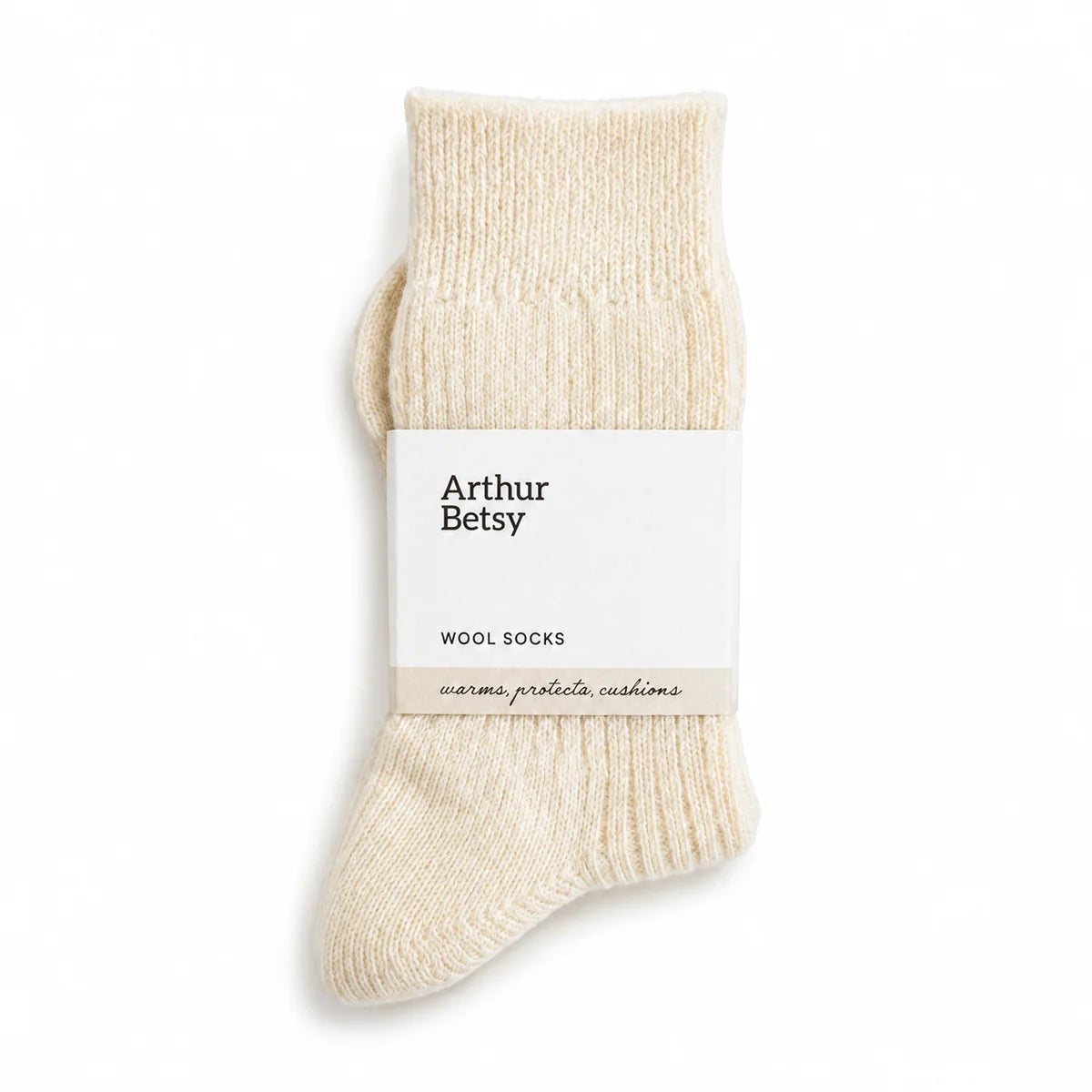 Wool Socks | Cream