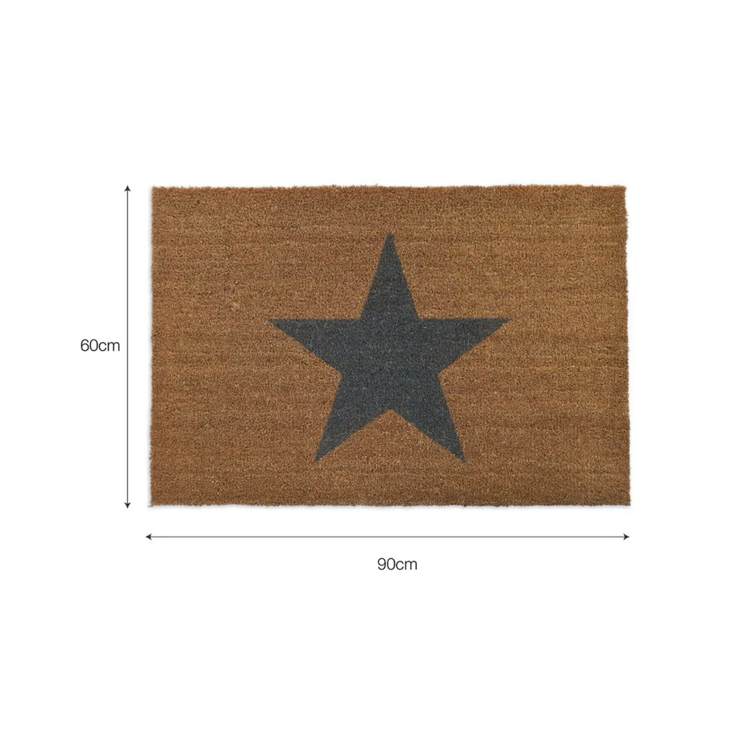 Natural Star Doormat | Large
