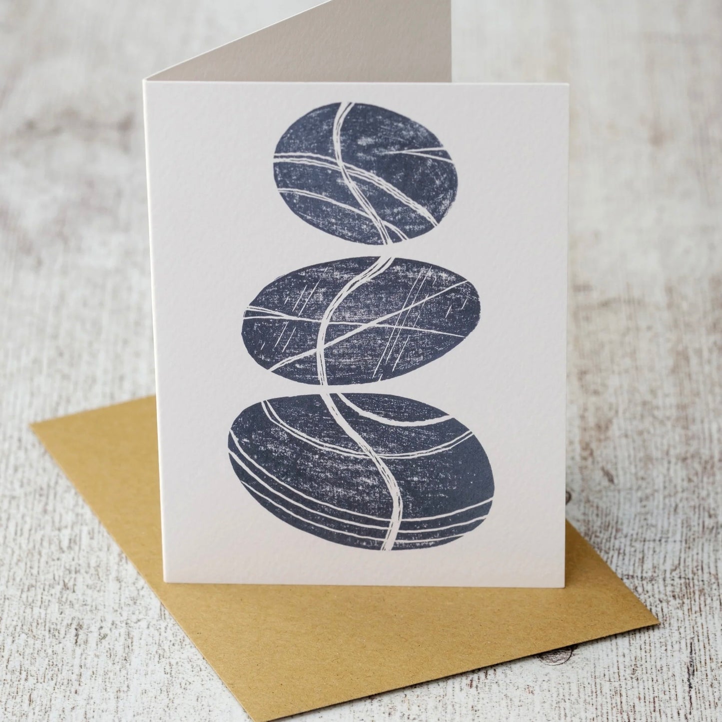 Trio Of Pebbles Greeting Card