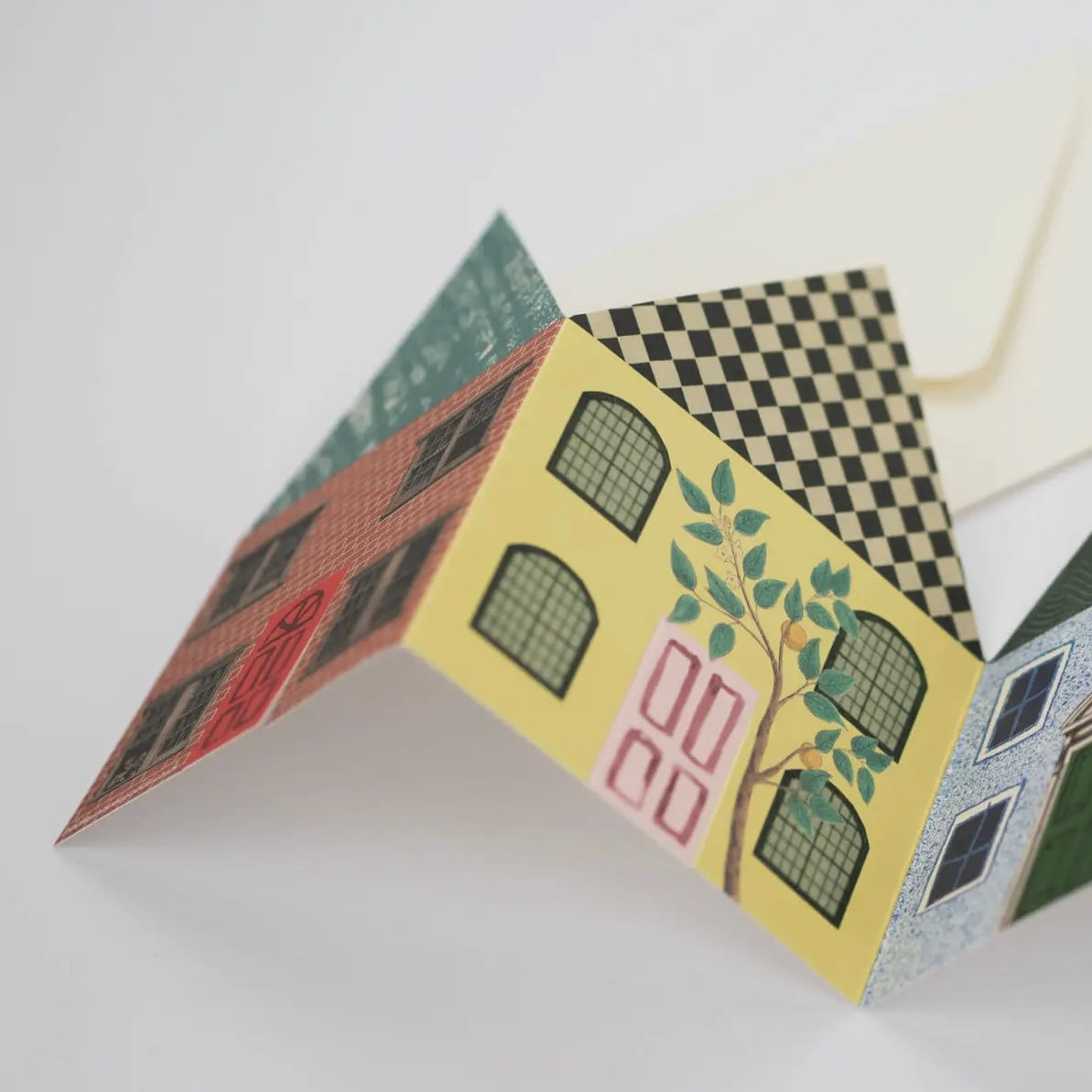 House Concertina Card