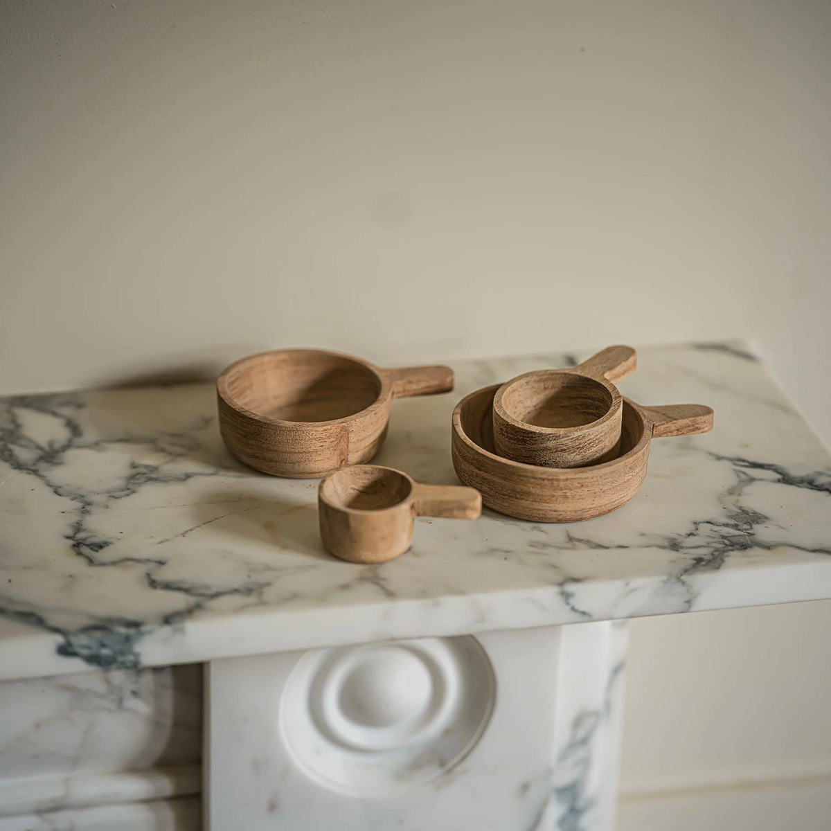 Acacia Wood Measuring Cups