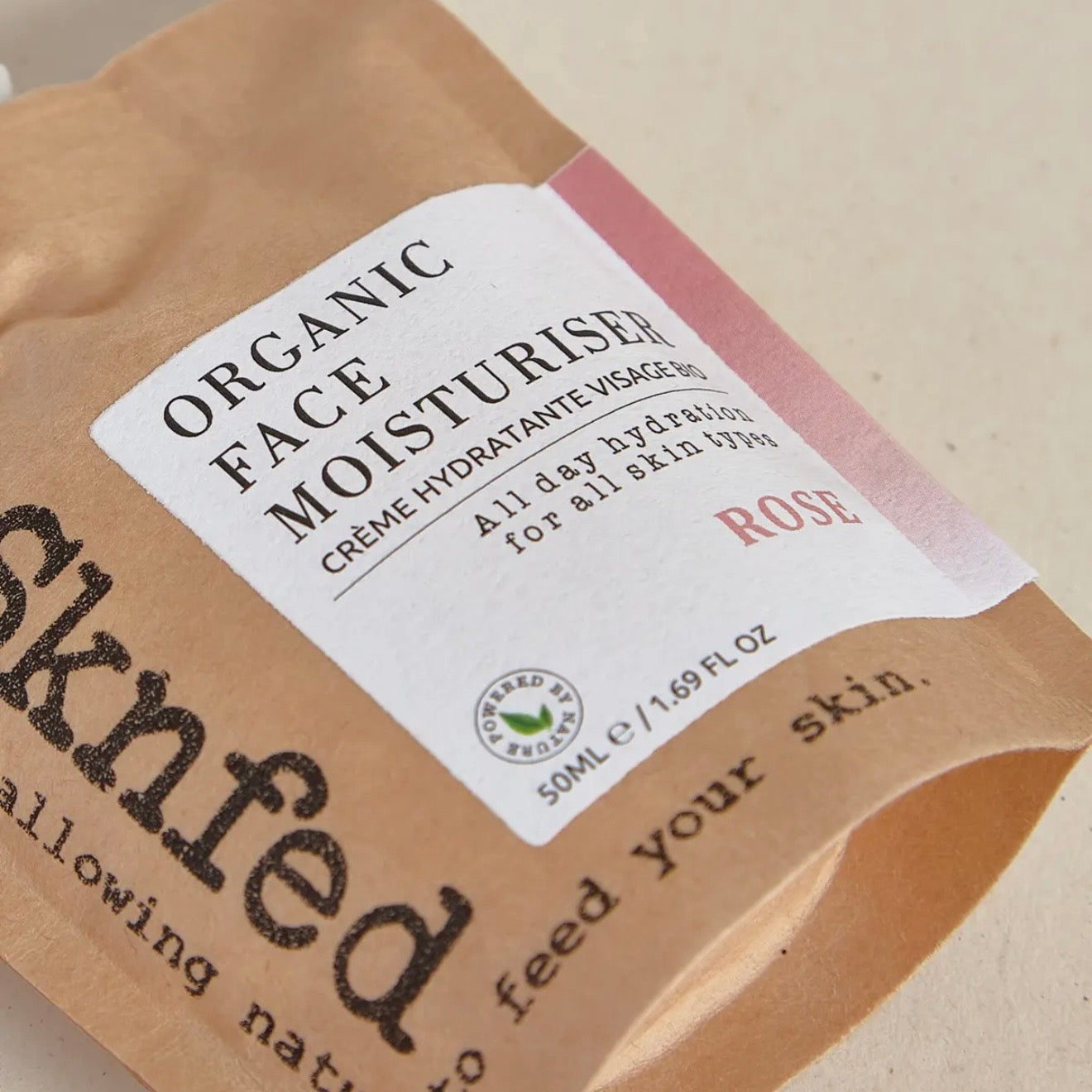 Organic Face Moisturiser | Rose