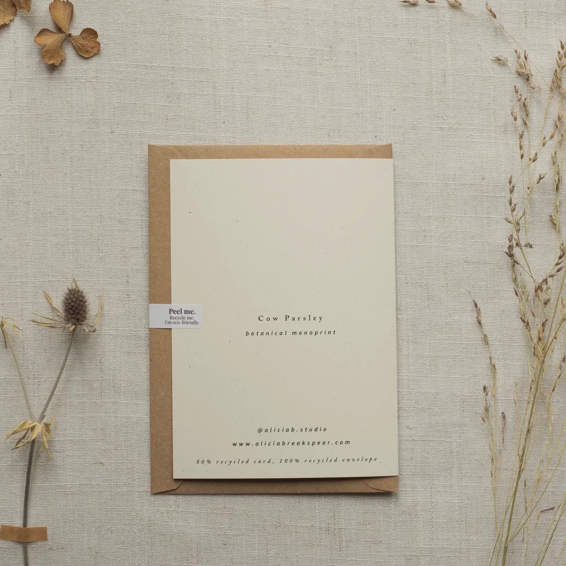 Botanical Greeting Card | Cow Parsley