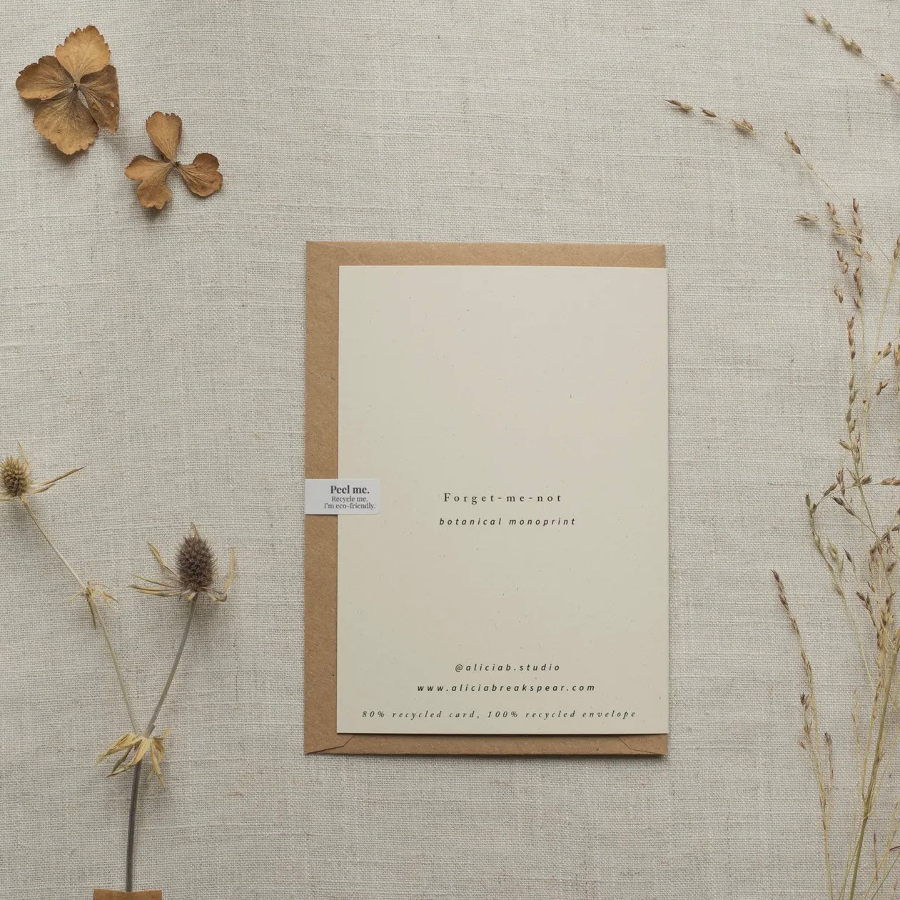 Botanical Greeting Card | Forget-Me-Not