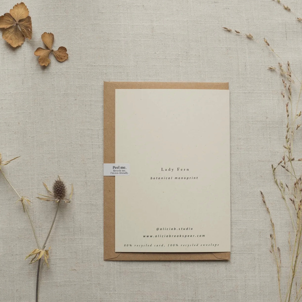 Botanical Greeting Card | Lady Fern