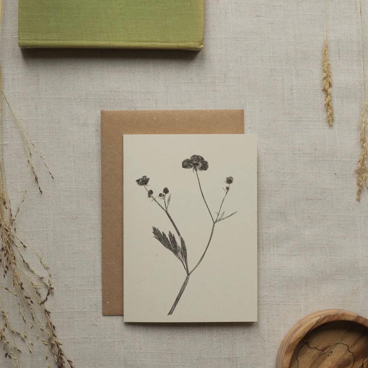 Botanical Greeting Card | Meadow Buttercup