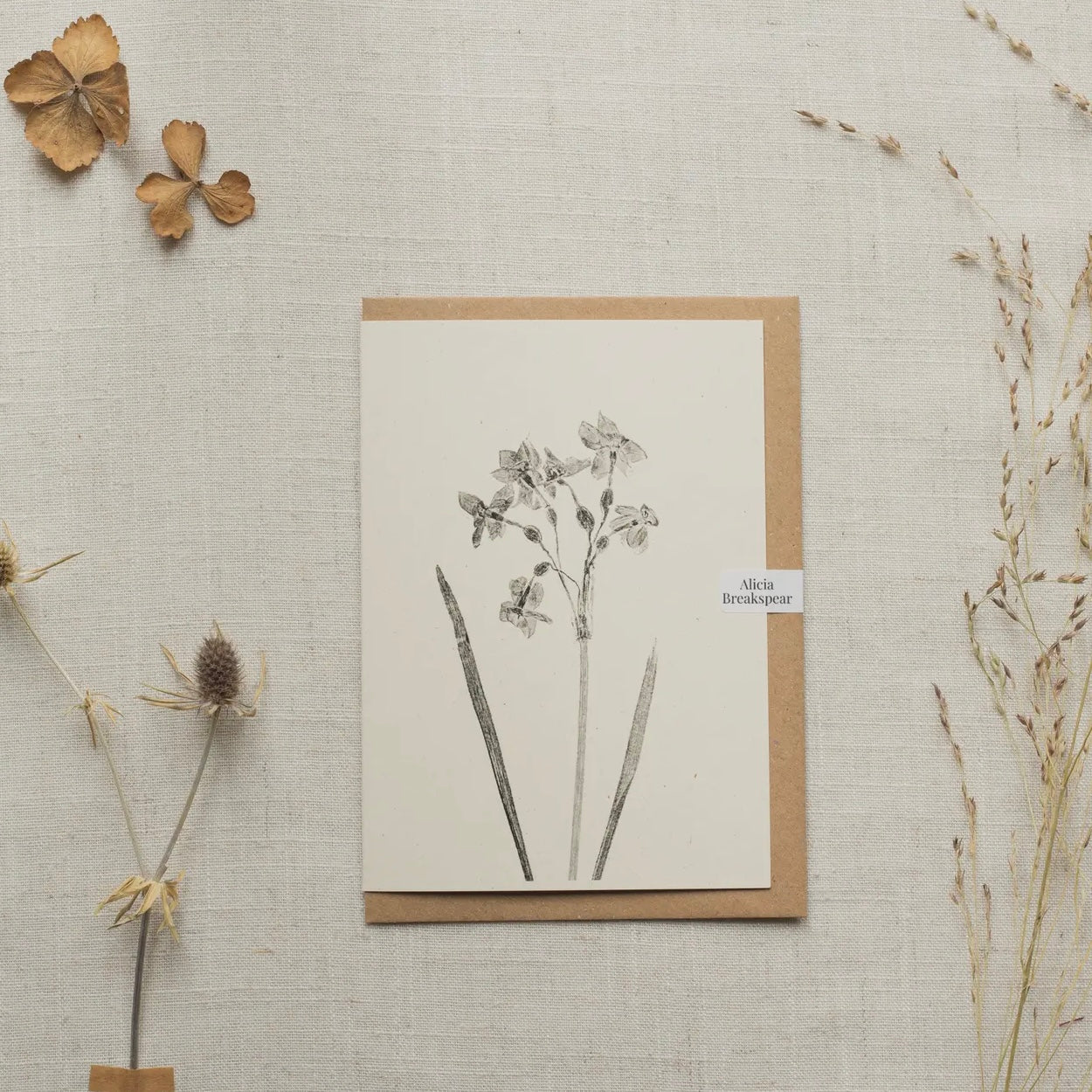 Botanical Greeting Card | Narcissus