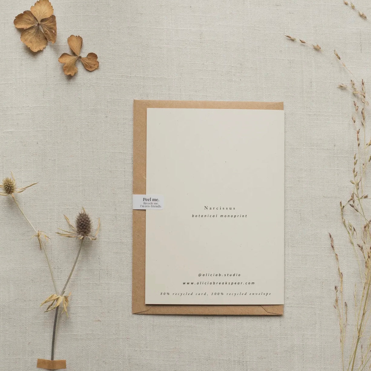 Botanical Greeting Card | Narcissus