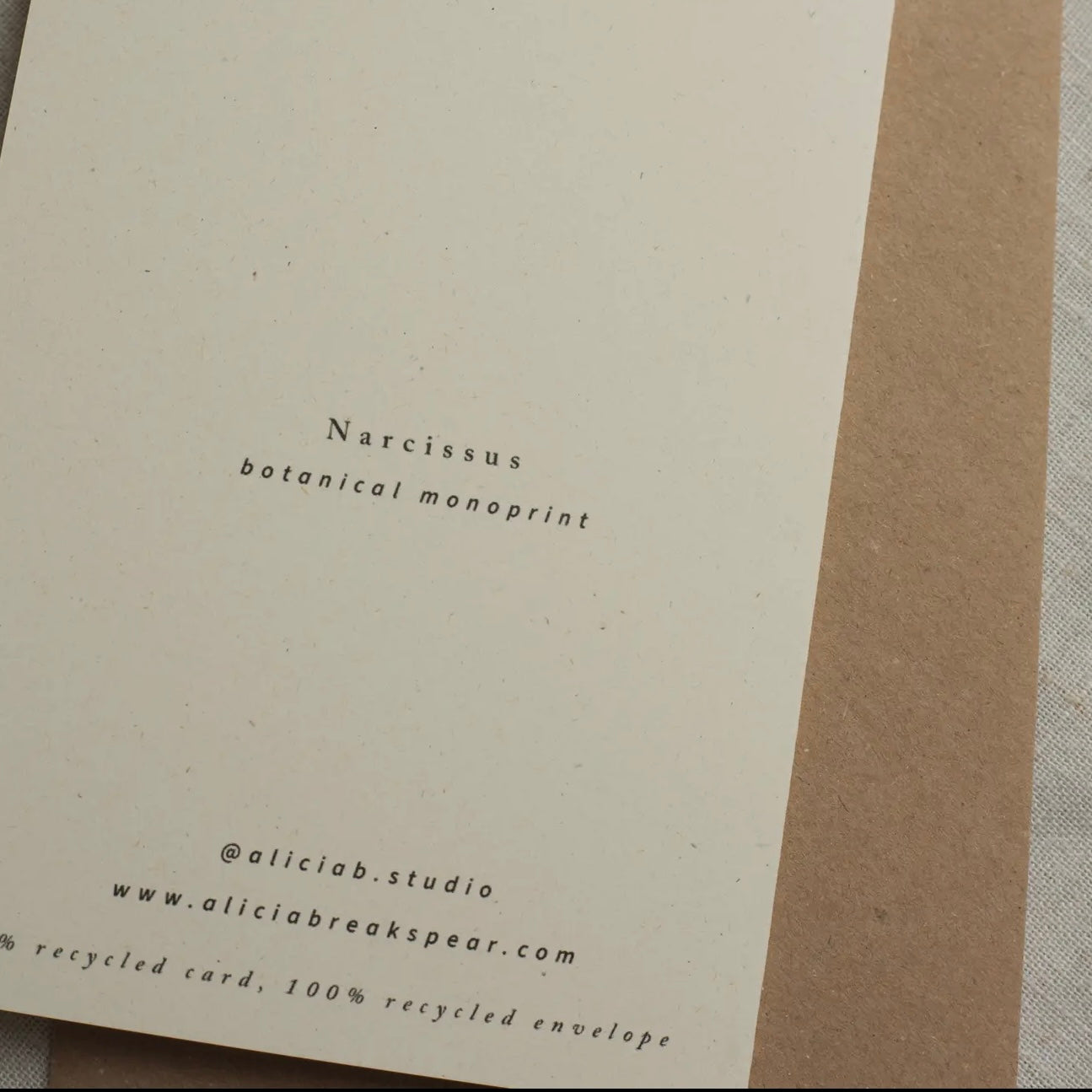 Botanical Greeting Card | Narcissus