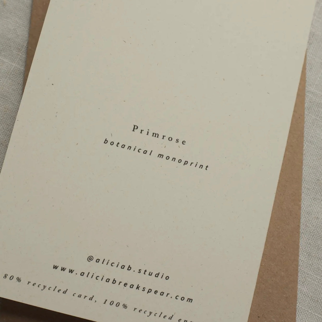 Botanical Greeting Card | Primrose