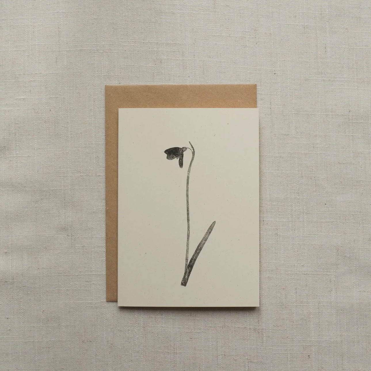Botanical Greeting card | Snowdrop