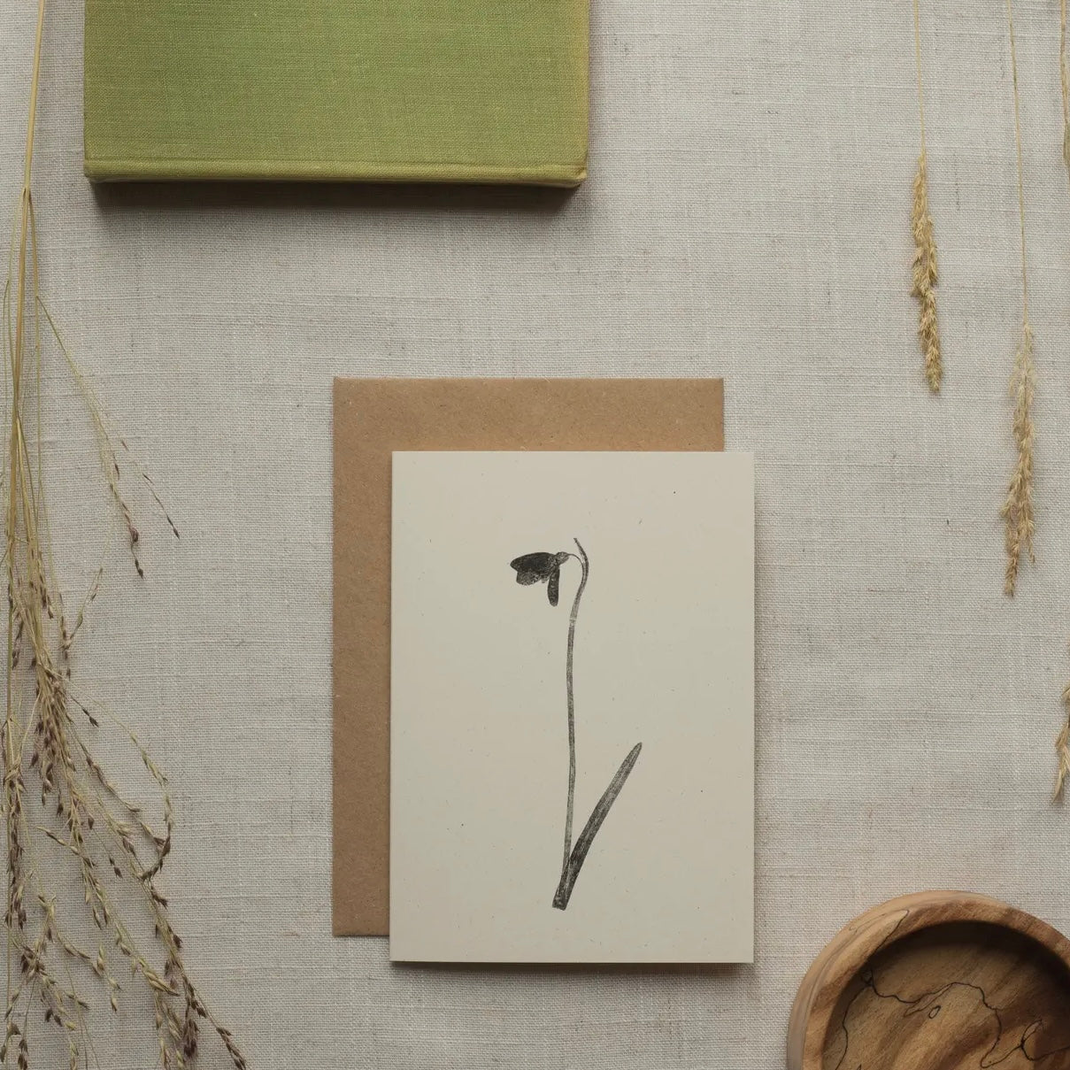 Botanical Greeting card | Snowdrop