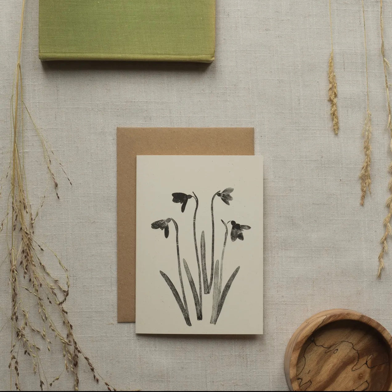 Botanical Greeting card | Snowdrops