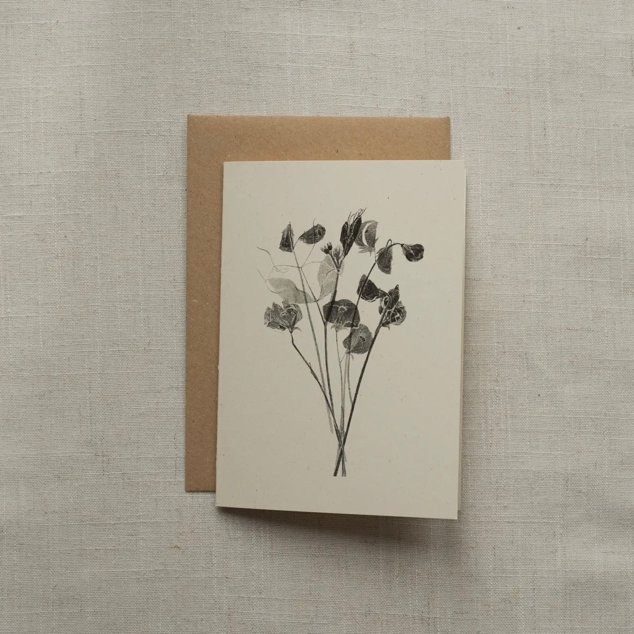 Botanical Greeting Card | Sweet Peas