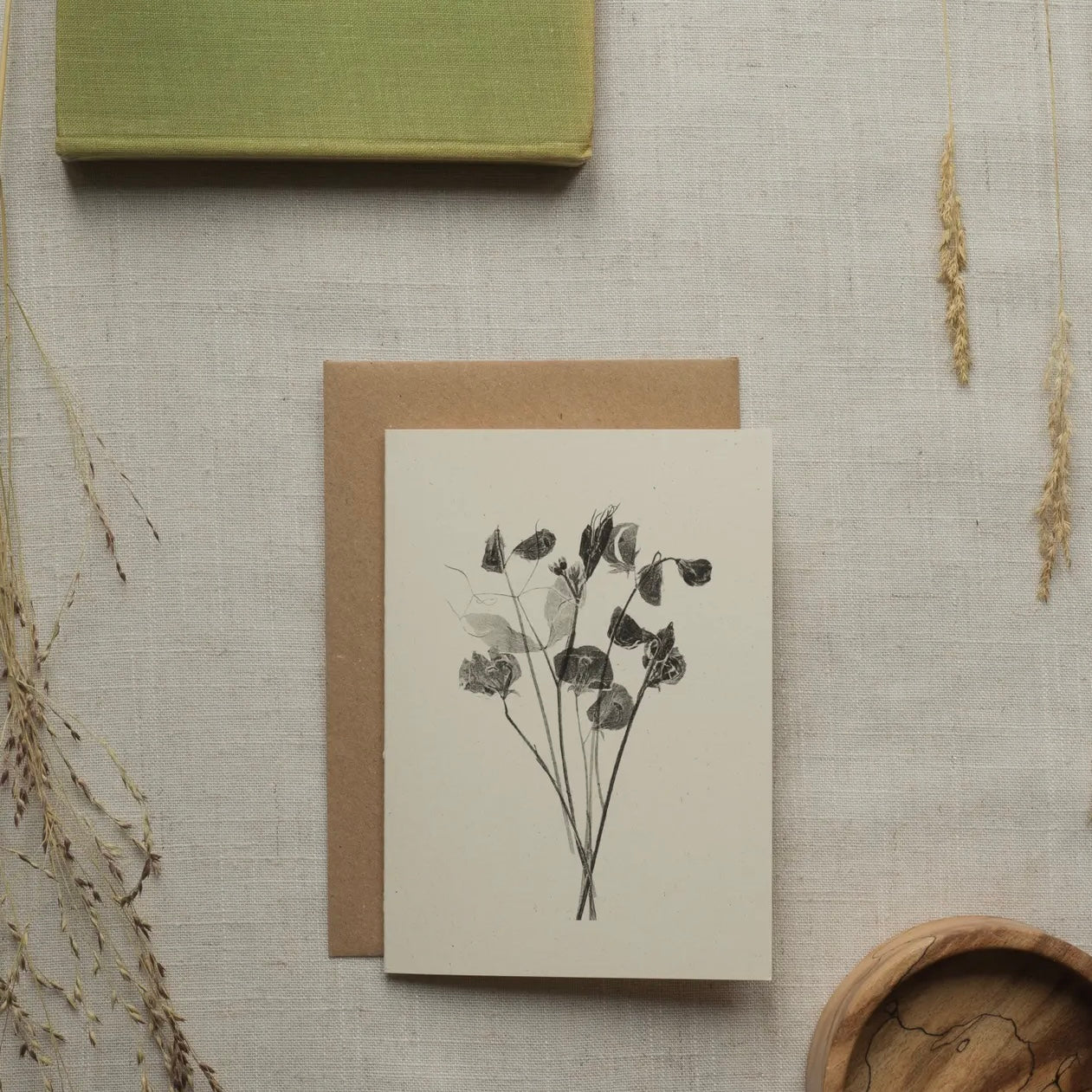 Botanical Greeting Card | Sweet Peas