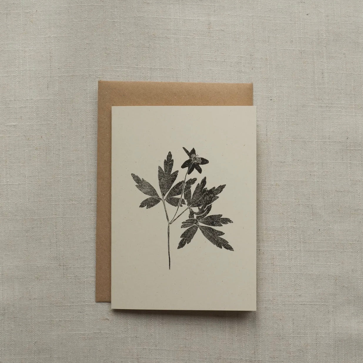 Botanical Greeting Card | Wood Anemone