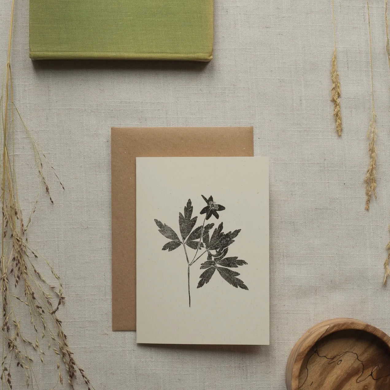 Botanical Greeting Card | Wood Anemone