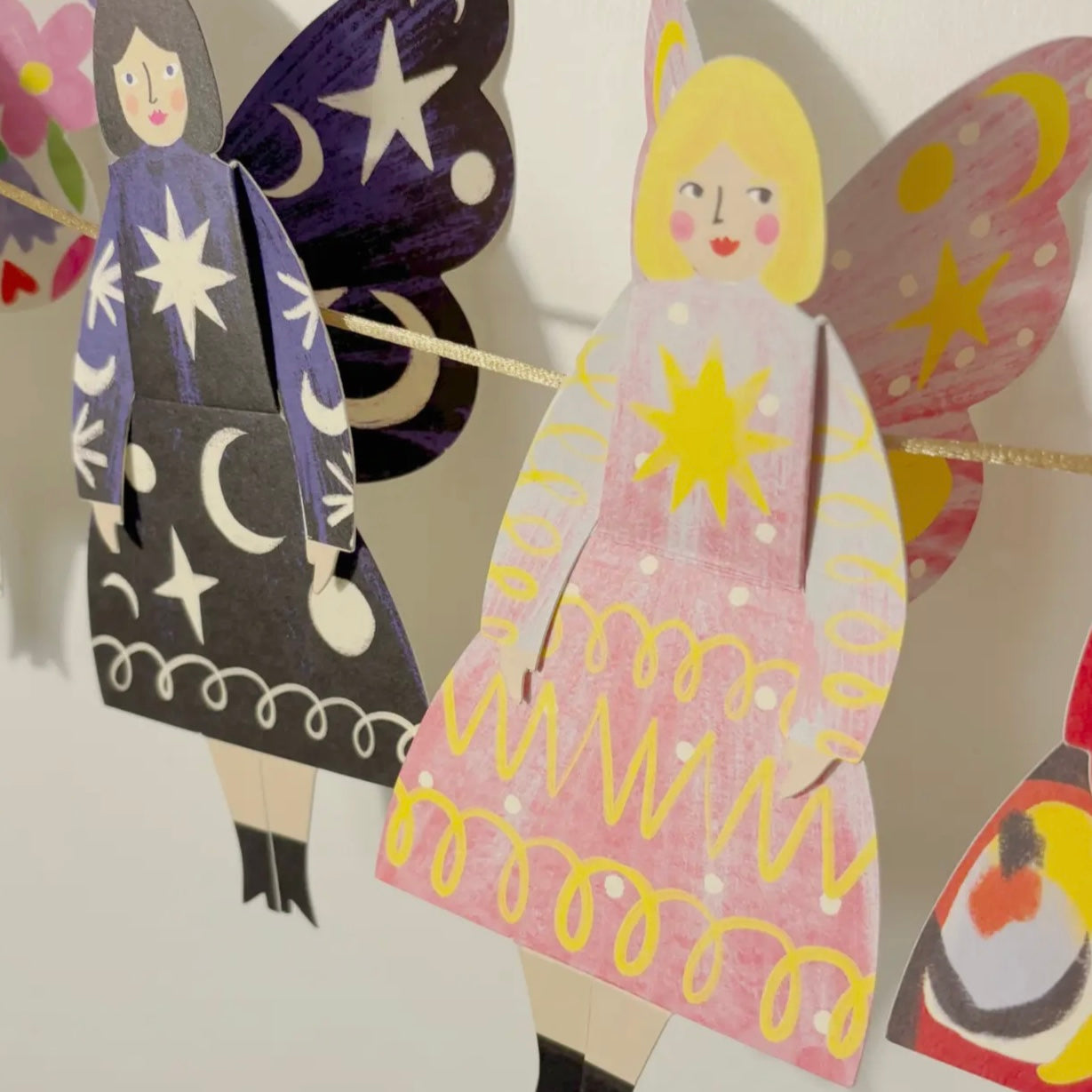 Butterfly Woman Greeting Card | Stardust