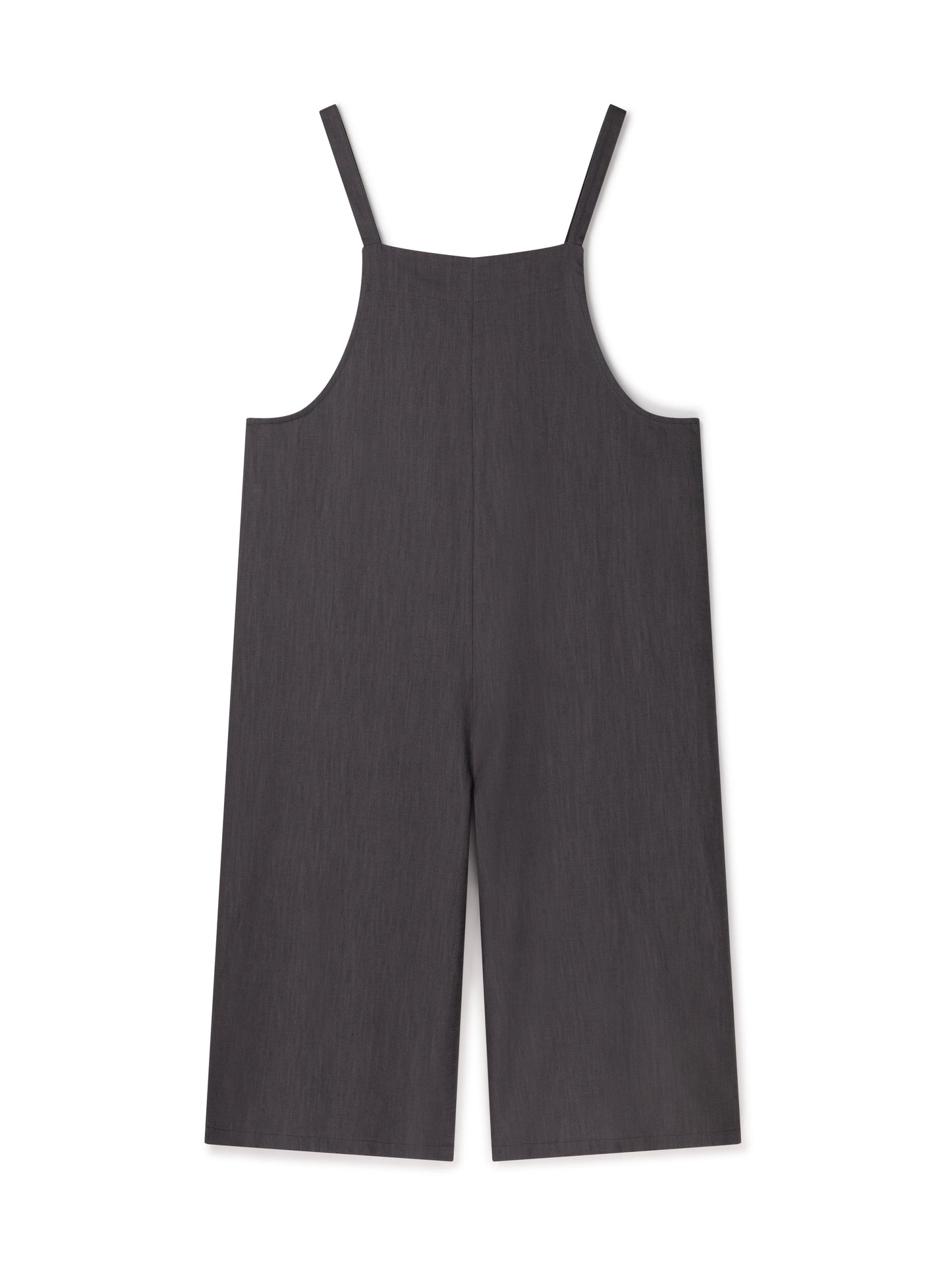 Grace Linen Jumpsuit | Charcoal