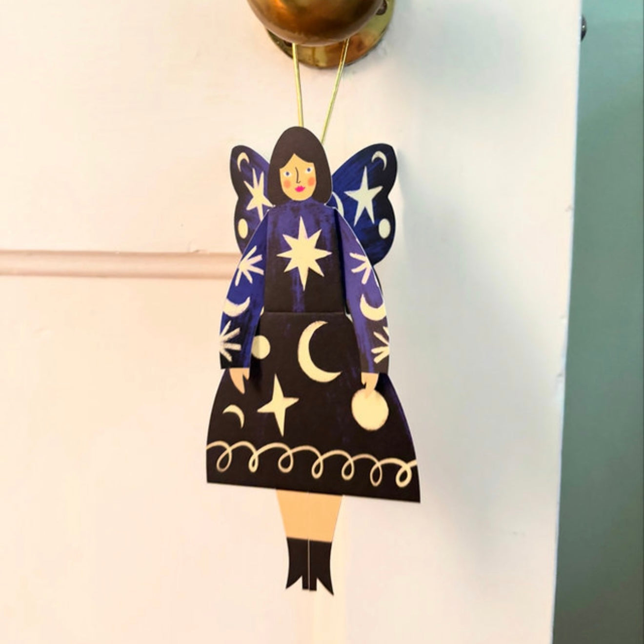 Butterfly Woman Greeting Card | Cosmic