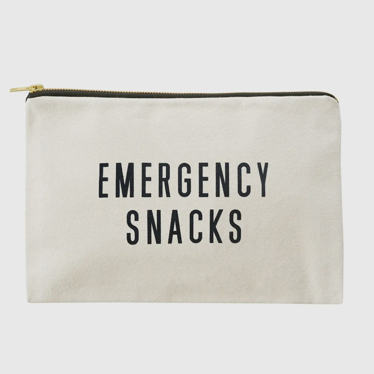 Emergency Snacks | Large Canvas Pouch