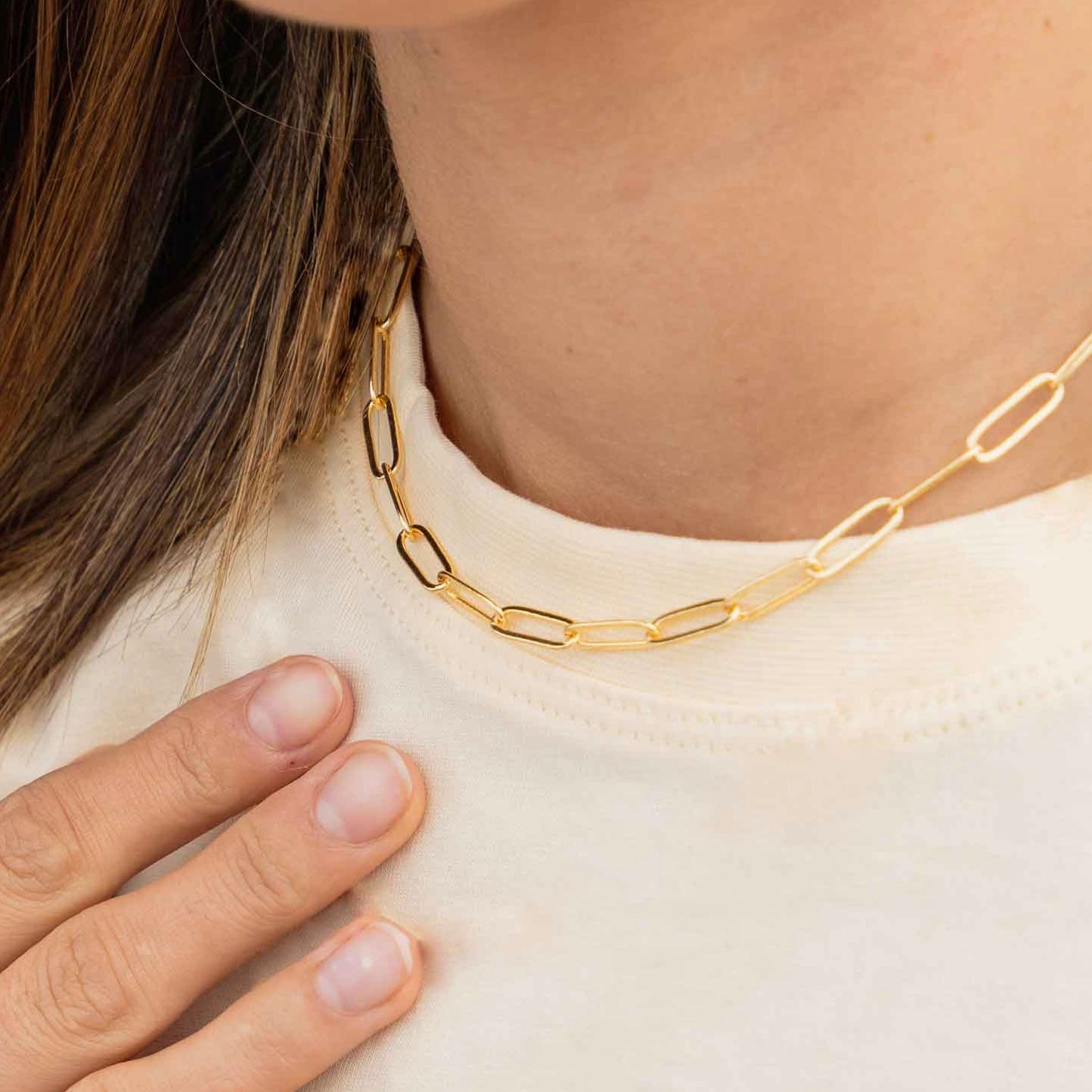 Alice Paperclip Necklace